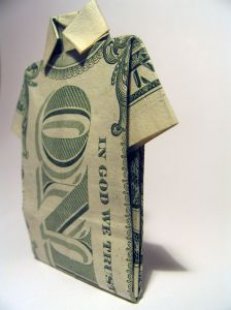 Dollar origami